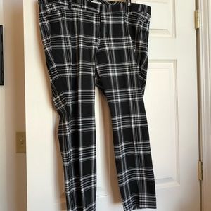 Black & White Striped Pixie Pants